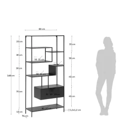 New Kave Home Wandkast Shantay