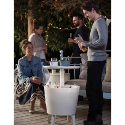 Keter Bijzettafel Illuminated Coolbar (Verlicht O50/57 Cm)