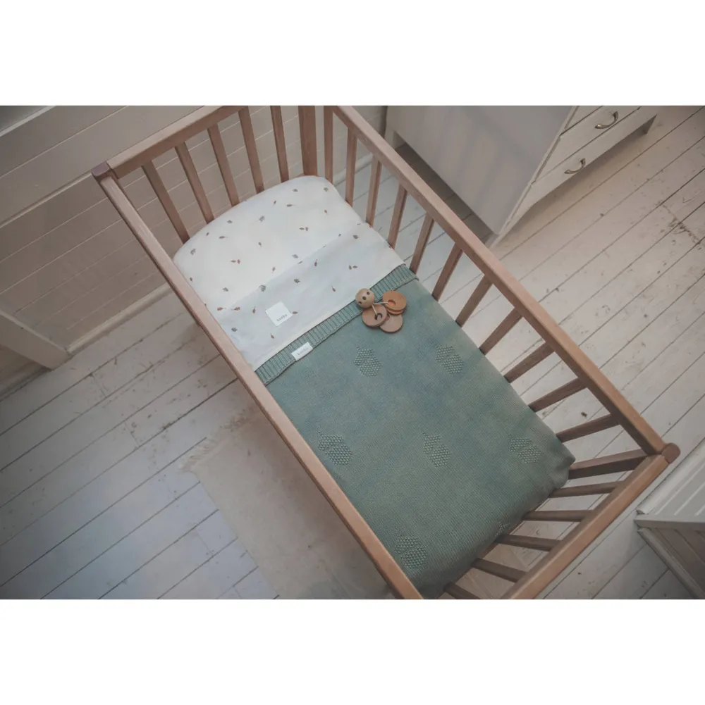 Best Koeka Forest Baby Wieglaken 80X100 Cm Offwhite