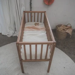 Outlet Koeka Napa Baby Wieglaken 80X100 Cm Perzik Roze