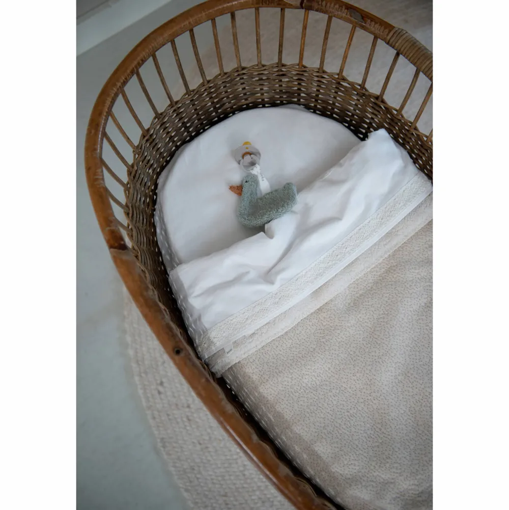 New Koeka Nostalgia Baby Wieglaken 80X100 Cm Warm White