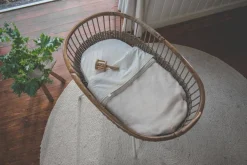 New Koeka Nostalgia Baby Wieglaken 80X100 Cm Warm White
