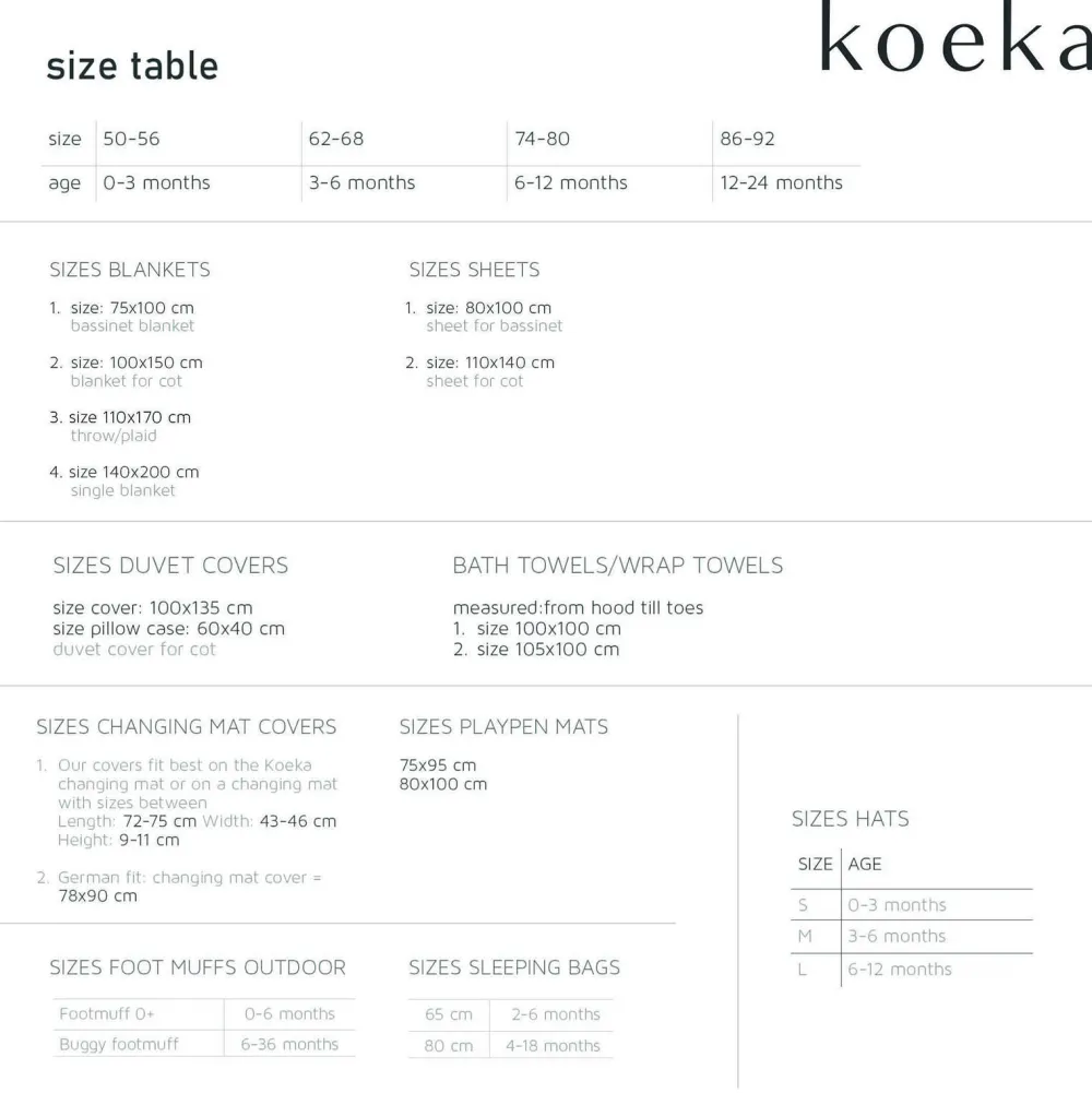 New Koeka Nostalgia Baby Wieglaken 80X100 Cm Warm White