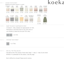 New Koeka Nostalgia Baby Wieglaken 80X100 Cm Warm White