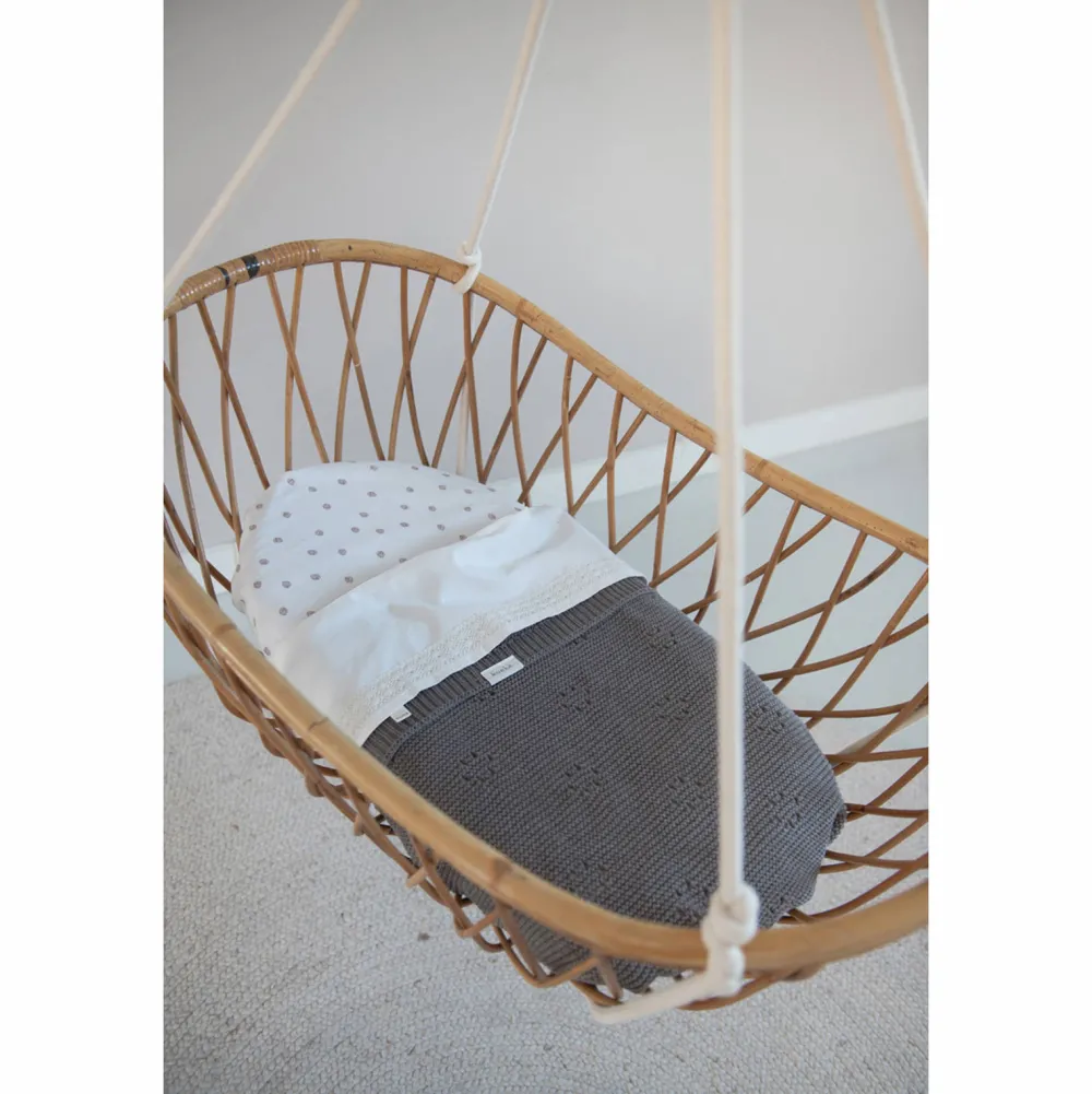 New Koeka Nostalgia Baby Wieglaken 80X100 Cm Warm White