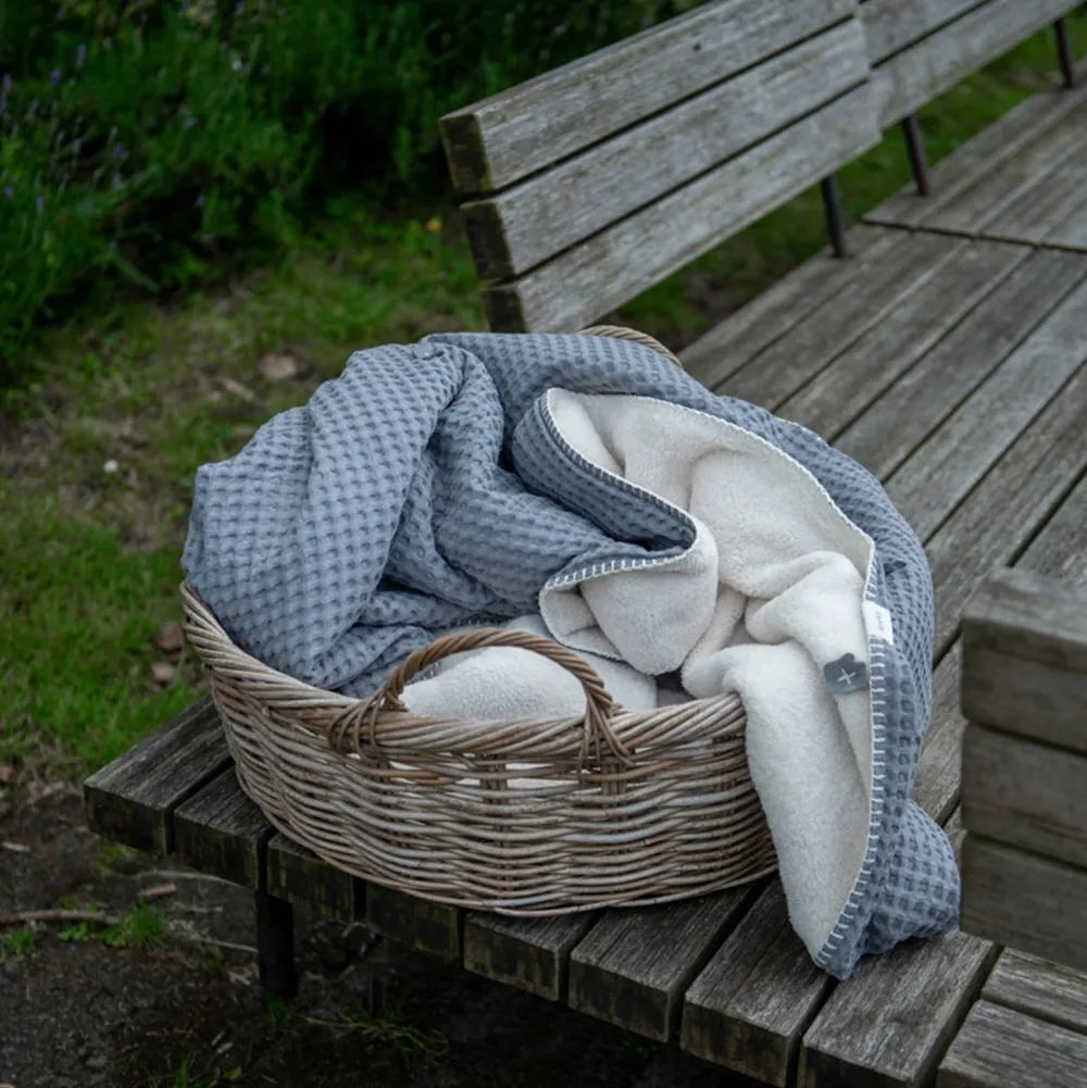 Koeka Oslo Teddy Eenpersoonsdeken Steel Grey/Pebble (200X140 Cm)