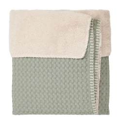 Outlet Koeka Oslo Teddy Eenpersoonsdeken Shadow Green (200X140 Cm)