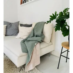 Outlet Koeka Oslo Teddy Eenpersoonsdeken Shadow Green (200X140 Cm)