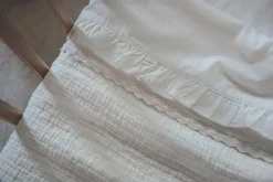 Outlet Koeka Ruffle Baby Wieglaken 80X100 Cm Warm White