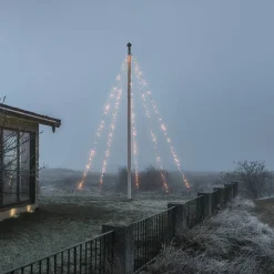 New Konstsmide Vlaggenmast Lichtmantel (Tot 800 Cm) (5X 100 Led)