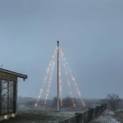 New Konstsmide Vlaggenmast Lichtmantel (Tot 800 Cm) (5X 100 Led)