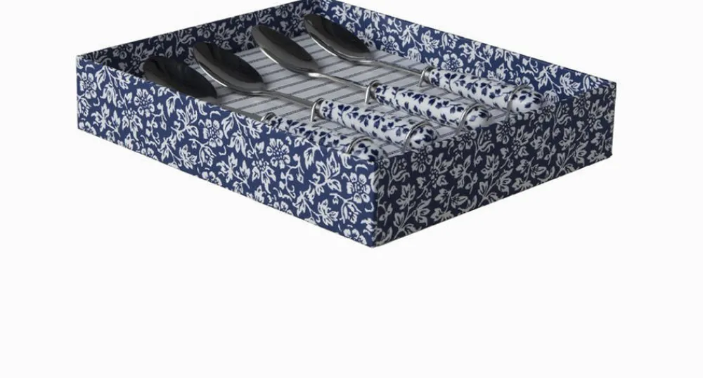 Outlet Laura Ashley Giftset Blueprint Collectables Theelepels (Set Van 4)