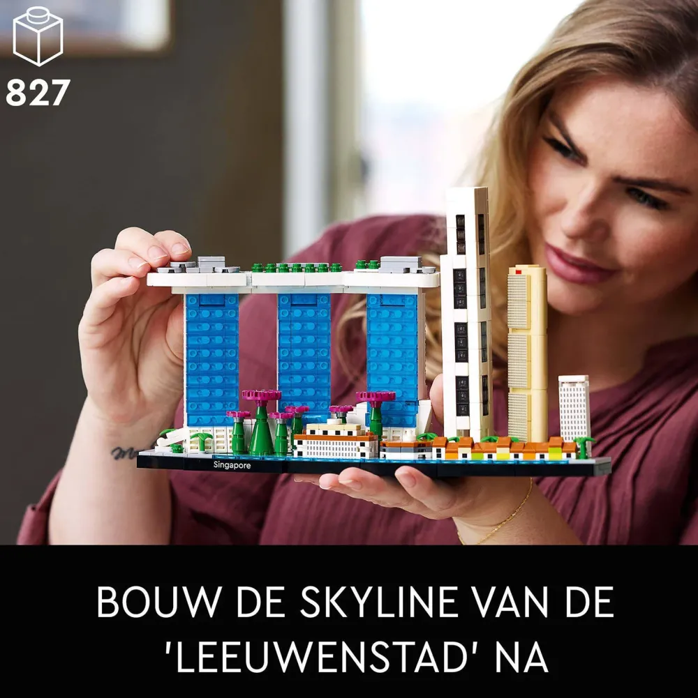 LEGO Architecture Skyline Verzamelmodel Van Singapore 21057