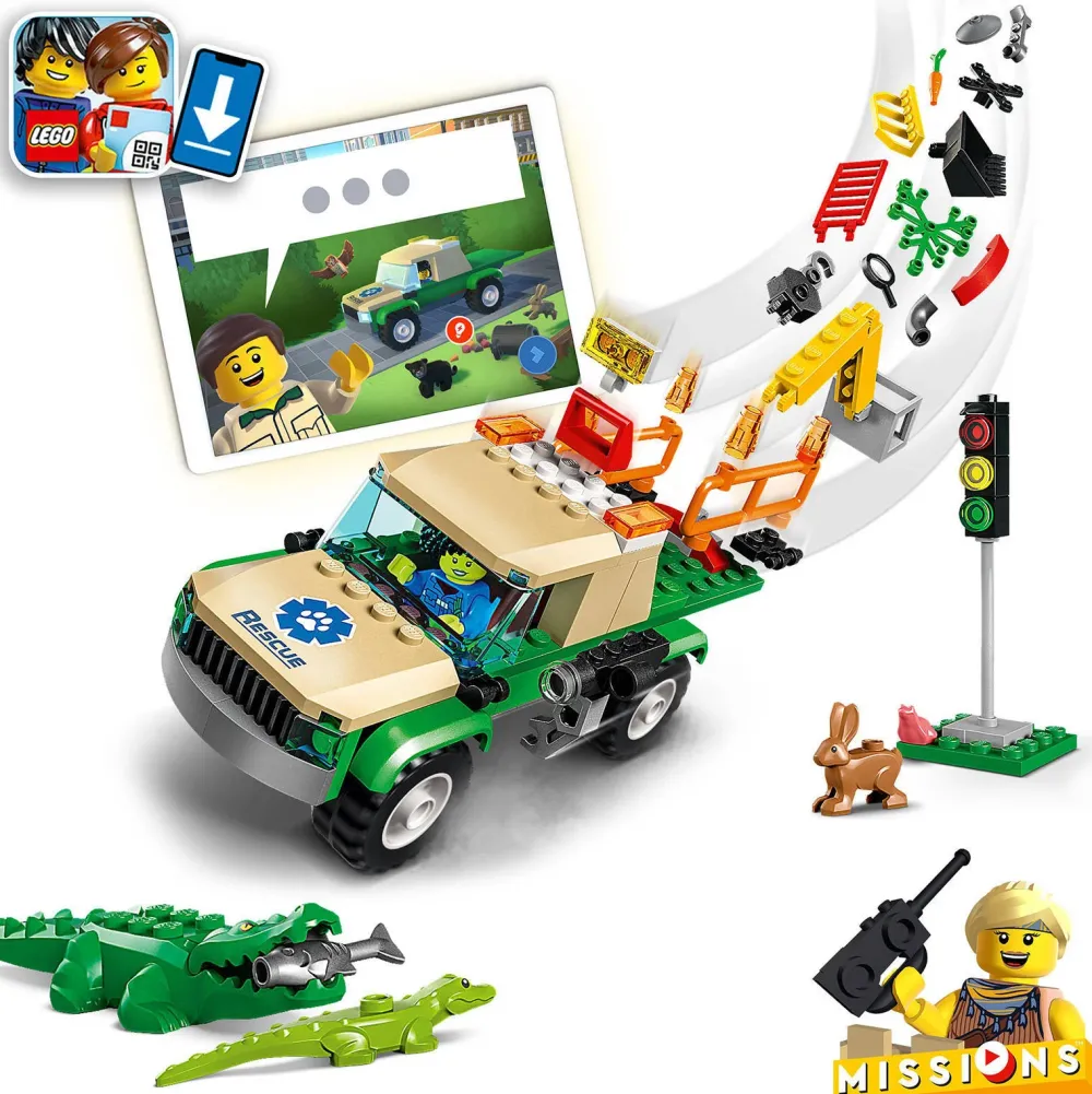 LEGO City Wilde Dieren Reddingsmissies 60353