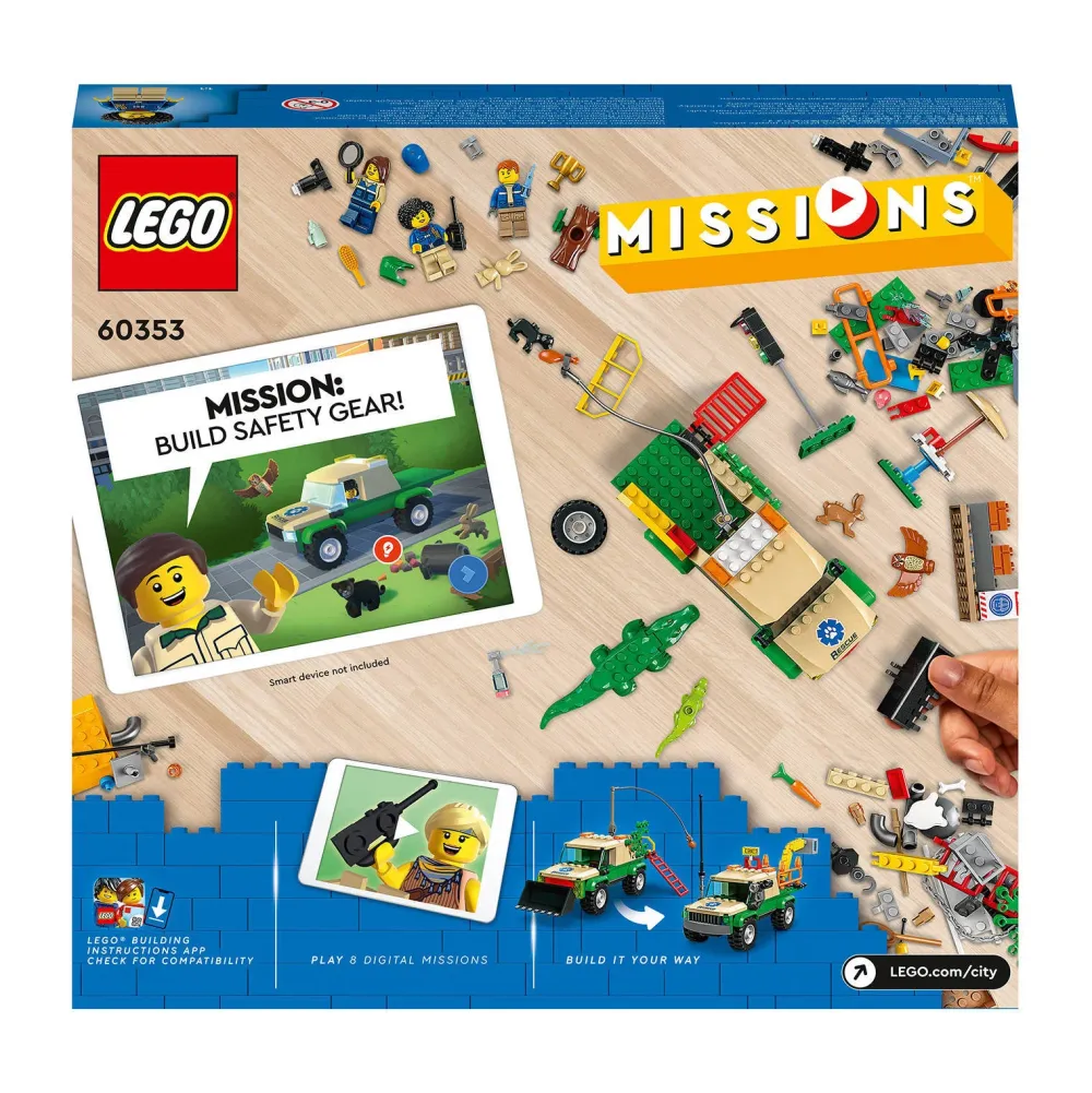 LEGO City Wilde Dieren Reddingsmissies 60353
