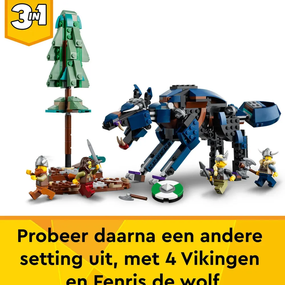 LEGO Creator Vikingschip En De Midgaardslang 31132