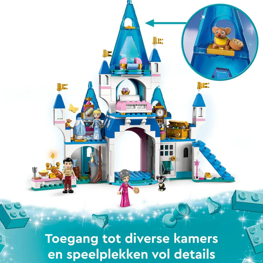 LEGO Disney Princess Het Kasteel Van Assepoester En De Knappe Prins 43206