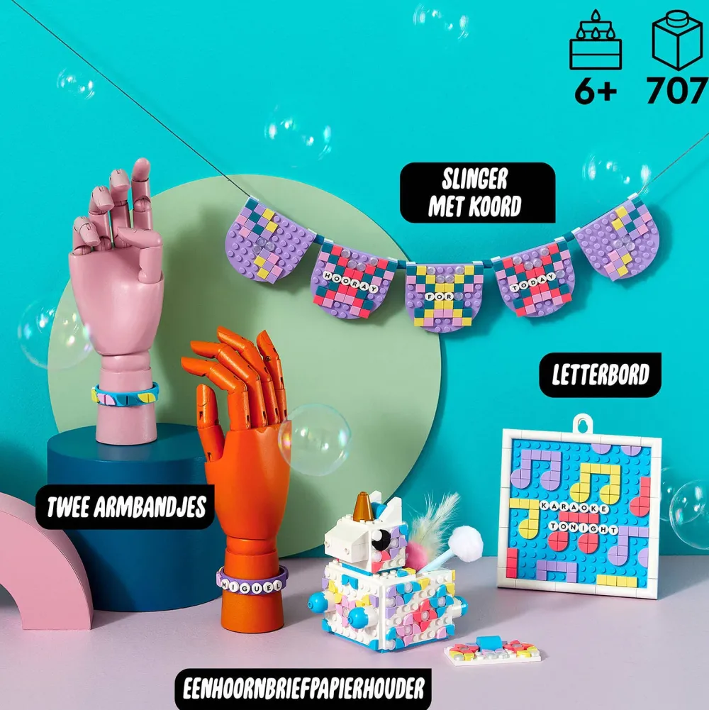 LEGO Dots Eenhoorn Creatieve Gezinsset 41962