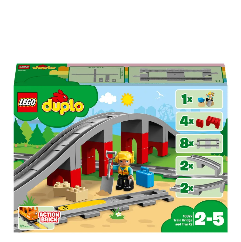 LEGO Duplo Treinbrug En -Rails 10872