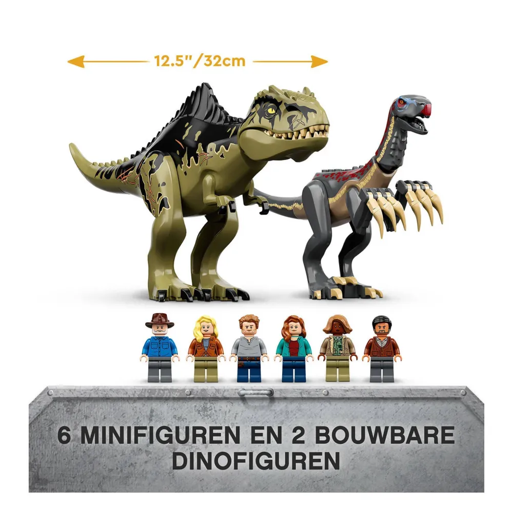 LEGO Jurassic World Giganotosaurus & Therizinosaurus Aanval 76949