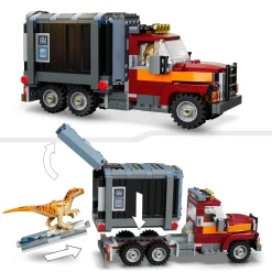 LEGO Jurassic World T. Rex & Atrociraptor Dinosaurus Ontsnapping 76948