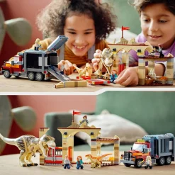 LEGO Jurassic World T. Rex & Atrociraptor Dinosaurus Ontsnapping 76948