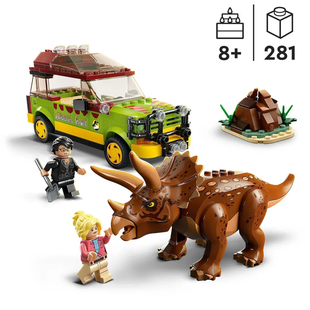 LEGO Jurassic World Triceratops Onderzoek 76959