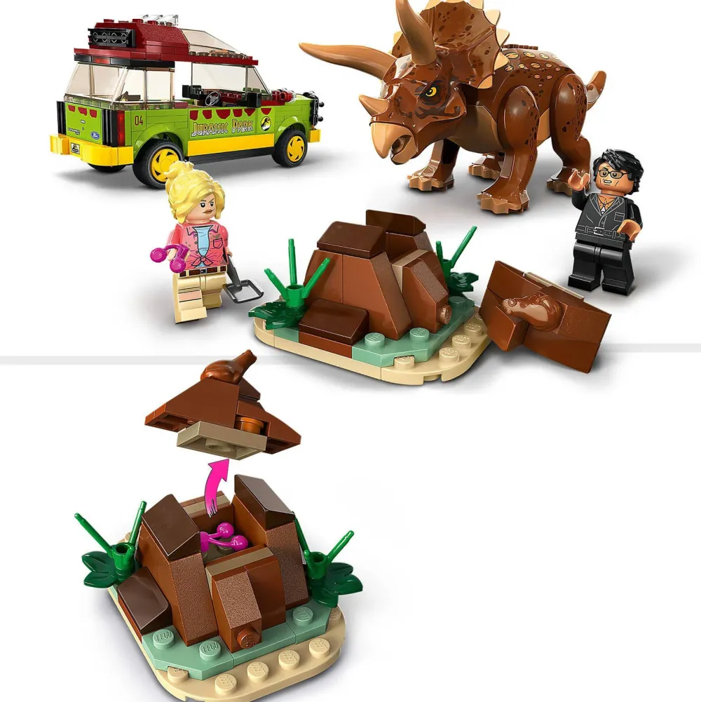 LEGO Jurassic World Triceratops Onderzoek 76959