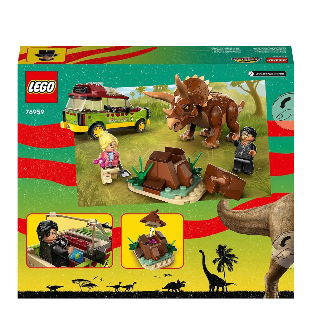 LEGO Jurassic World Triceratops Onderzoek 76959