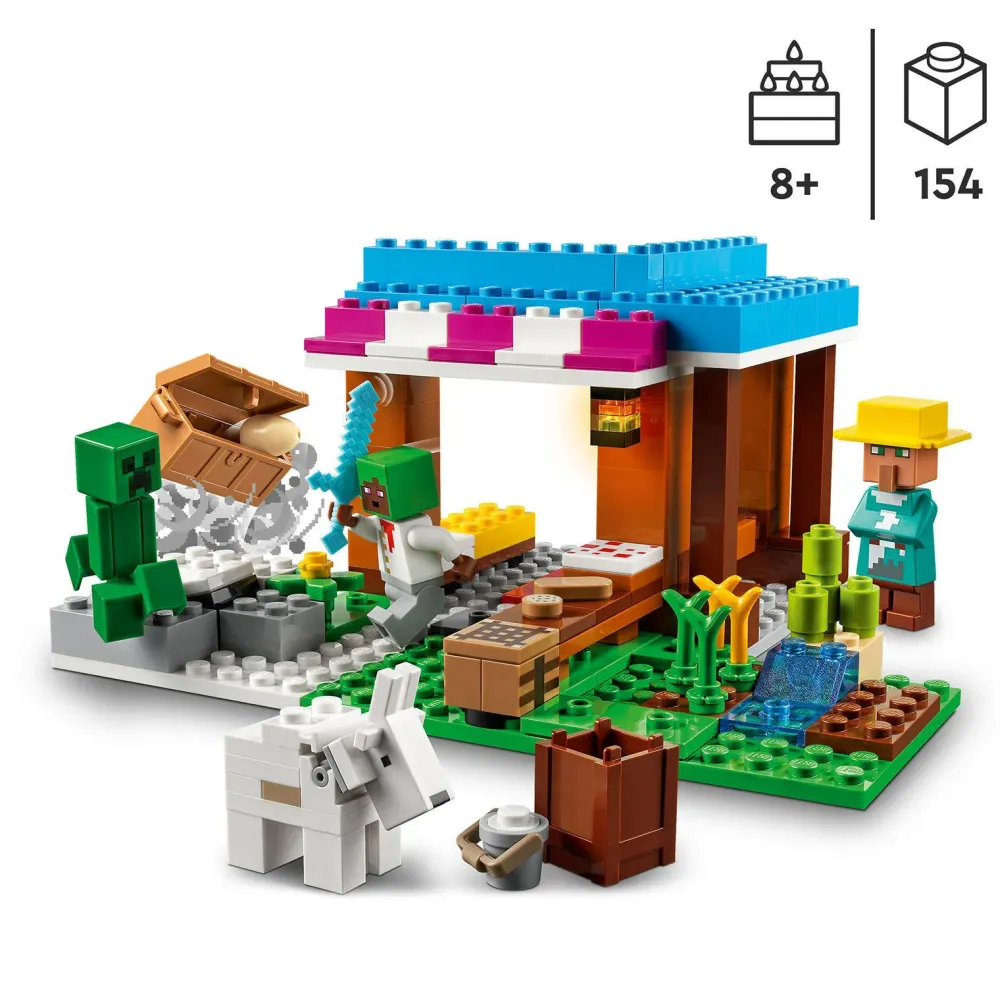 LEGO Minecraft De Bakkerij 21184