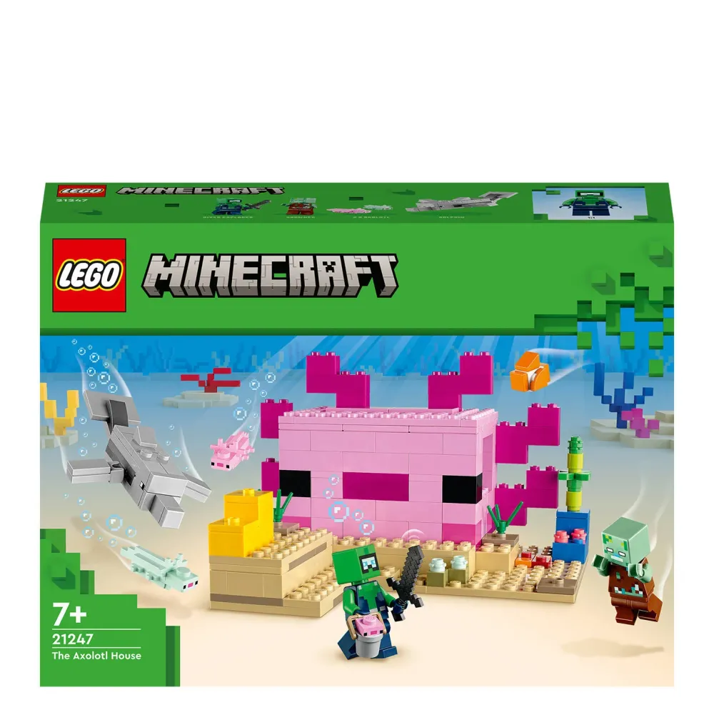 LEGO Minecraft Het Axolotlhuis 21247