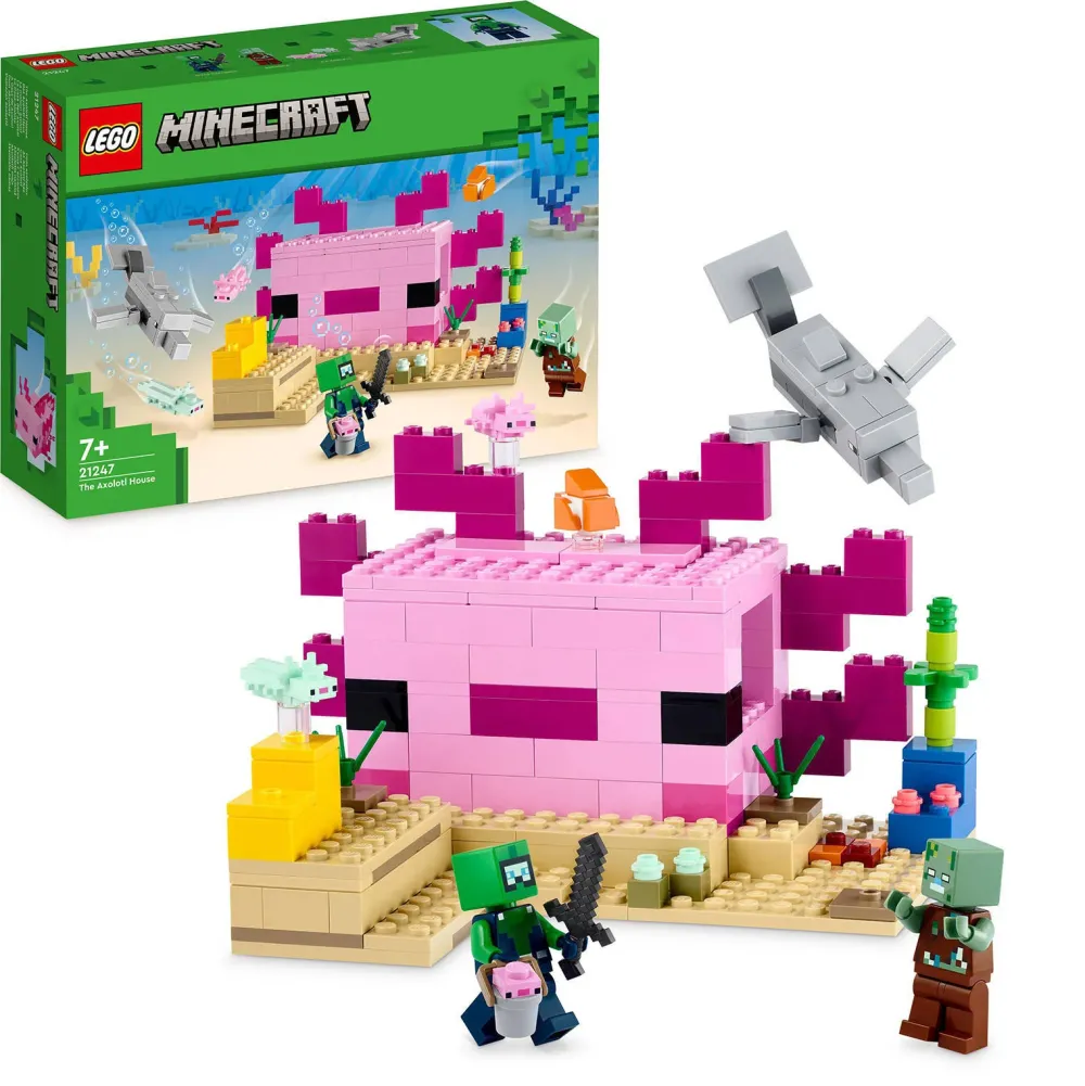 LEGO Minecraft Het Axolotlhuis 21247