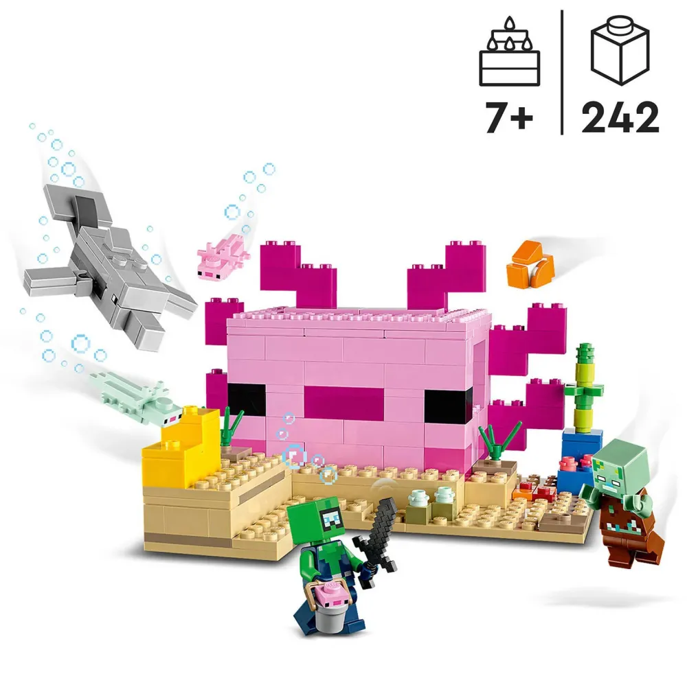 LEGO Minecraft Het Axolotlhuis 21247