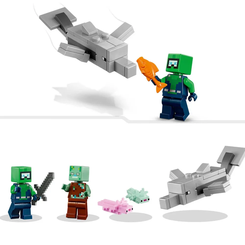 LEGO Minecraft Het Axolotlhuis 21247