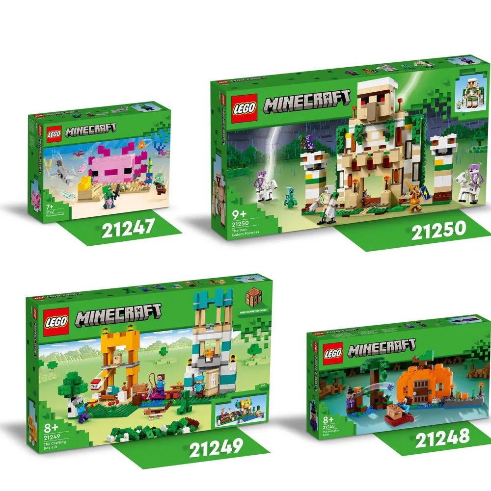 LEGO Minecraft Het Axolotlhuis 21247