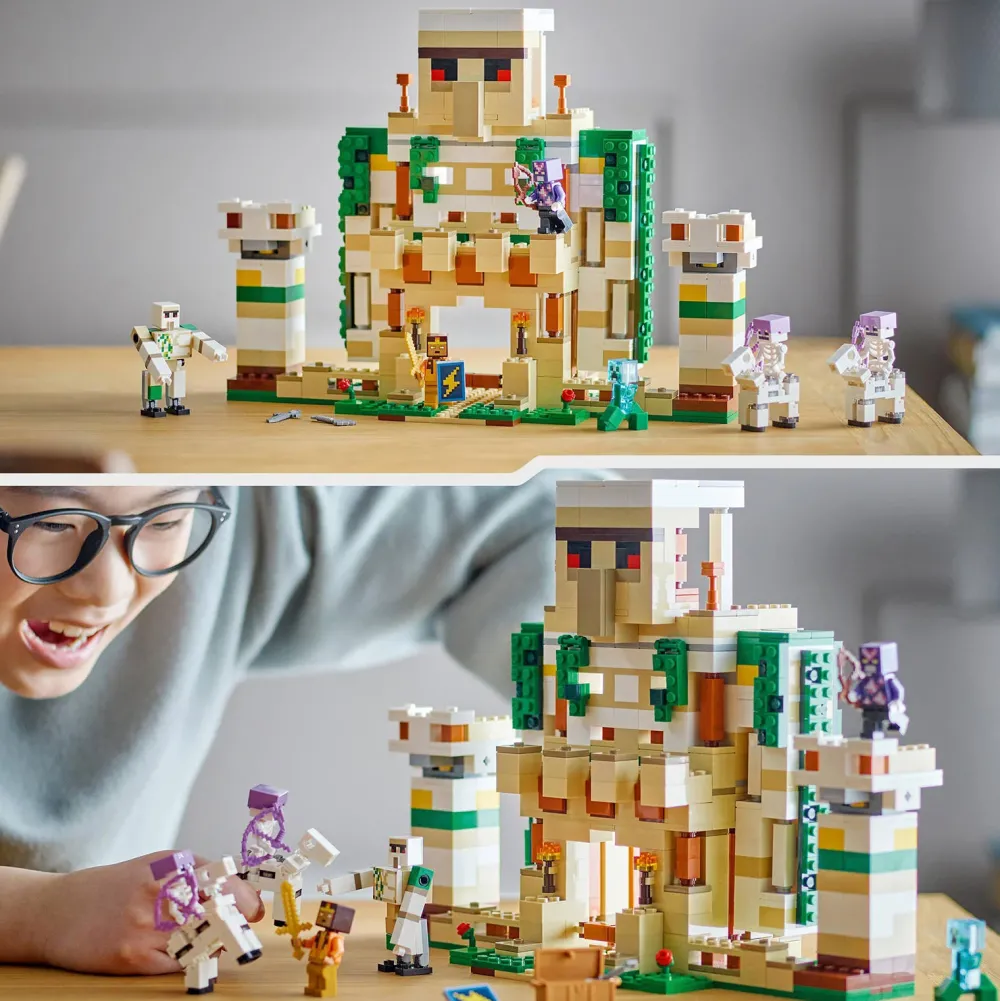 LEGO Minecraft Het Ijzergolemfort 21250