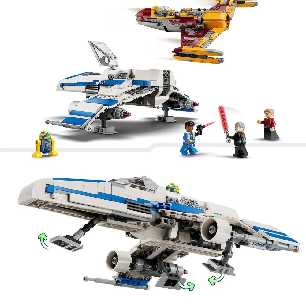 LEGO Star Wars New Republic E-Wing Vs. Shin Hati'S Starfighter 75364