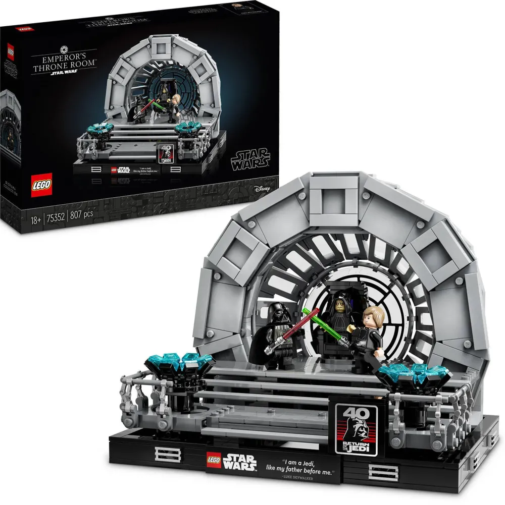 LEGO Star Wars Troonzaal Van De Keizer Diorama 75352