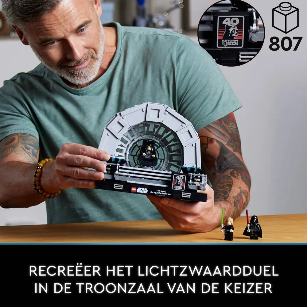 LEGO Star Wars Troonzaal Van De Keizer Diorama 75352