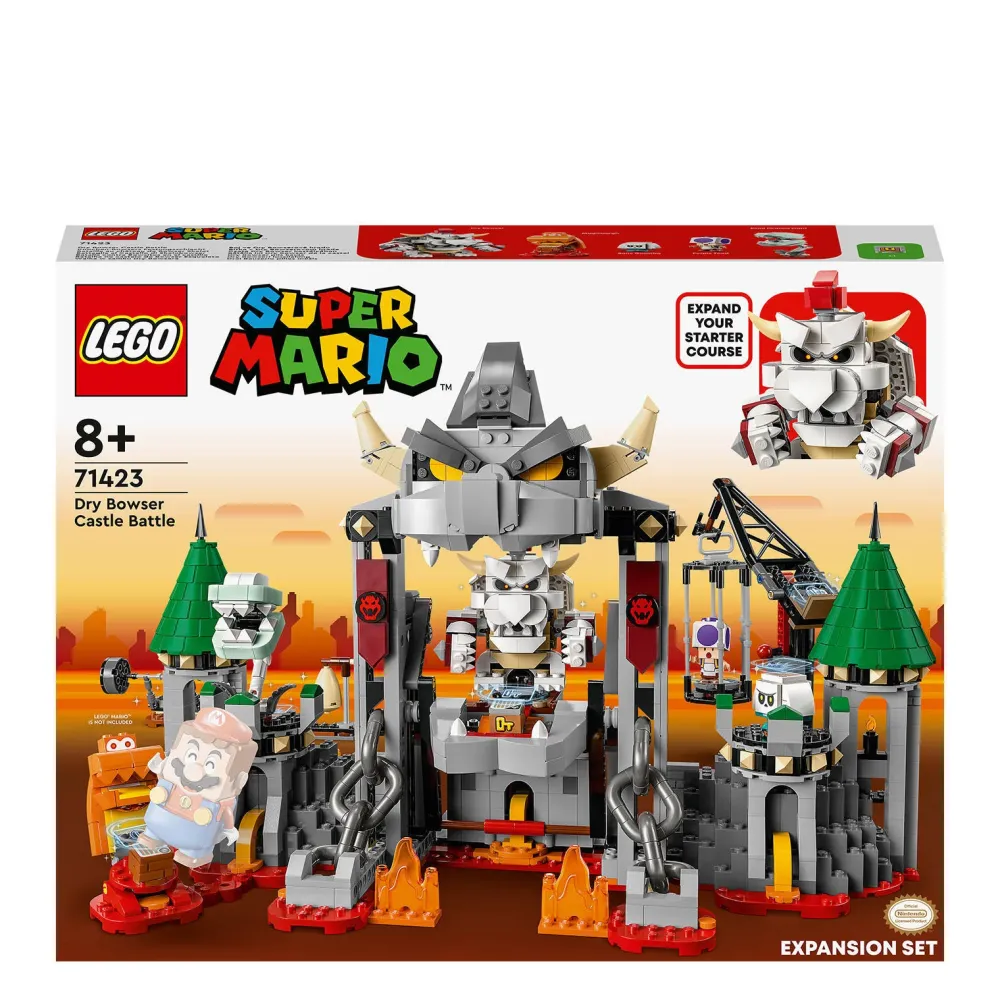 LEGO Super Mario 71423 Gevecht Op Dry Bowsers Kasteel Uitbreidingsset
