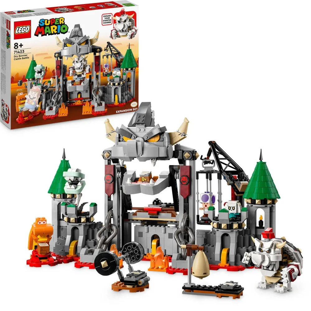 LEGO Super Mario 71423 Gevecht Op Dry Bowsers Kasteel Uitbreidingsset