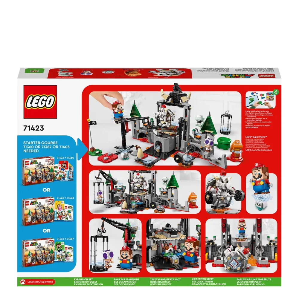 LEGO Super Mario 71423 Gevecht Op Dry Bowsers Kasteel Uitbreidingsset