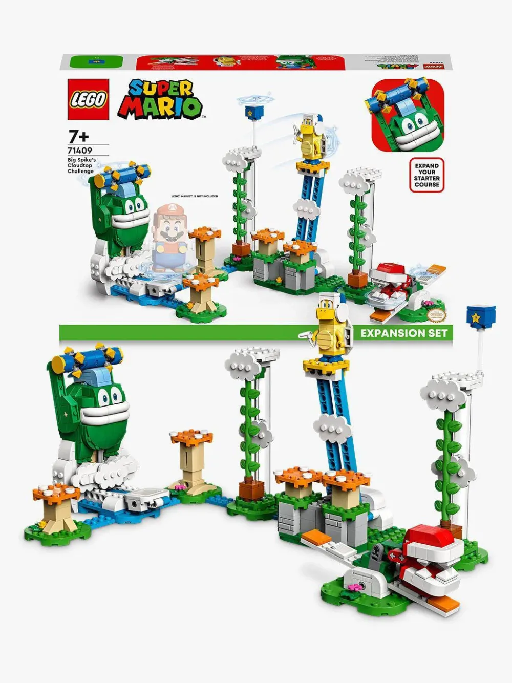 LEGO Super Mario Uitbreidingsset: Reuzen-Spikes Wolkentop Uitdaging 71409