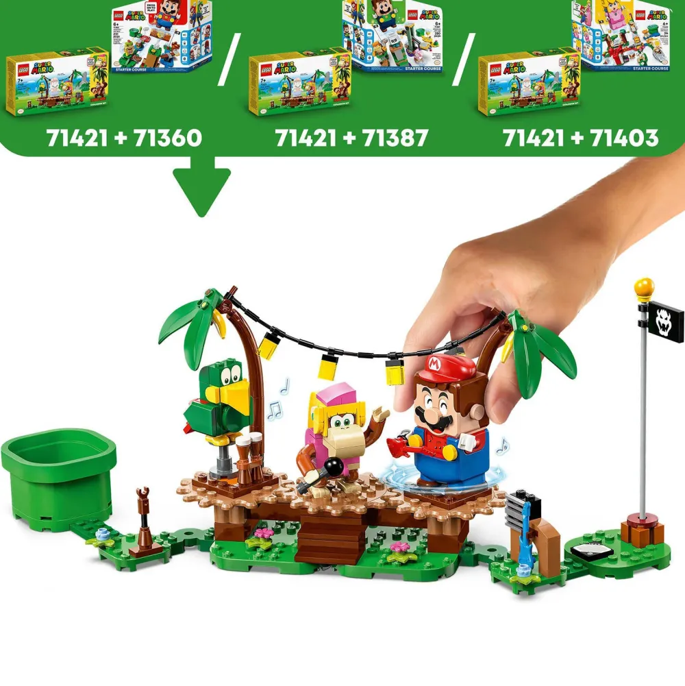 LEGO Super Mario Uitbreidingsset: Dixie Kongs Jungleshow 71421