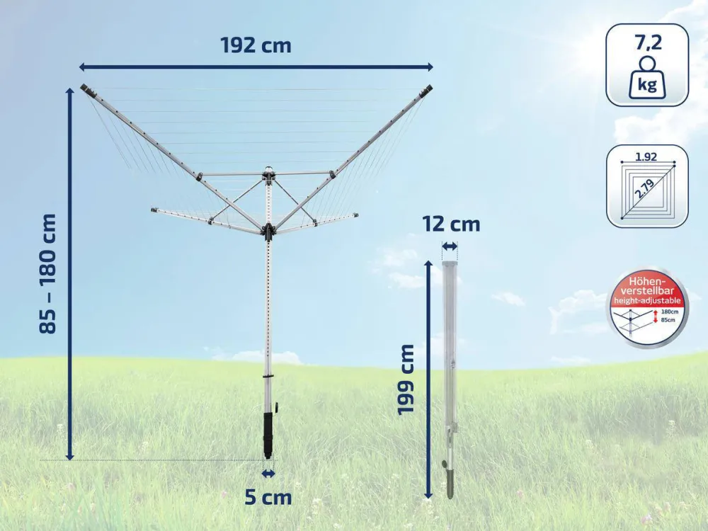 Hot Leifheit Droogmolen Lino Lift 600 Quick Start (Evo)