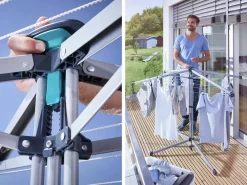 Hot Leifheit Droogmolen Lino Pop-Up Incl. Beschermhoes - 14 M