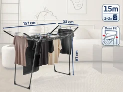 Hot Leifheit Droogrek Pegasus 150 Solid Slim