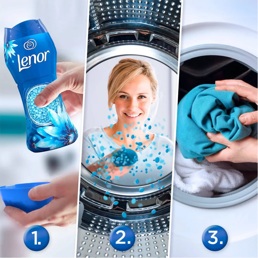 Sale Lenor Zeebries In-Wash Geurparels - 6 X 154 Gram - Voordeelverpakking