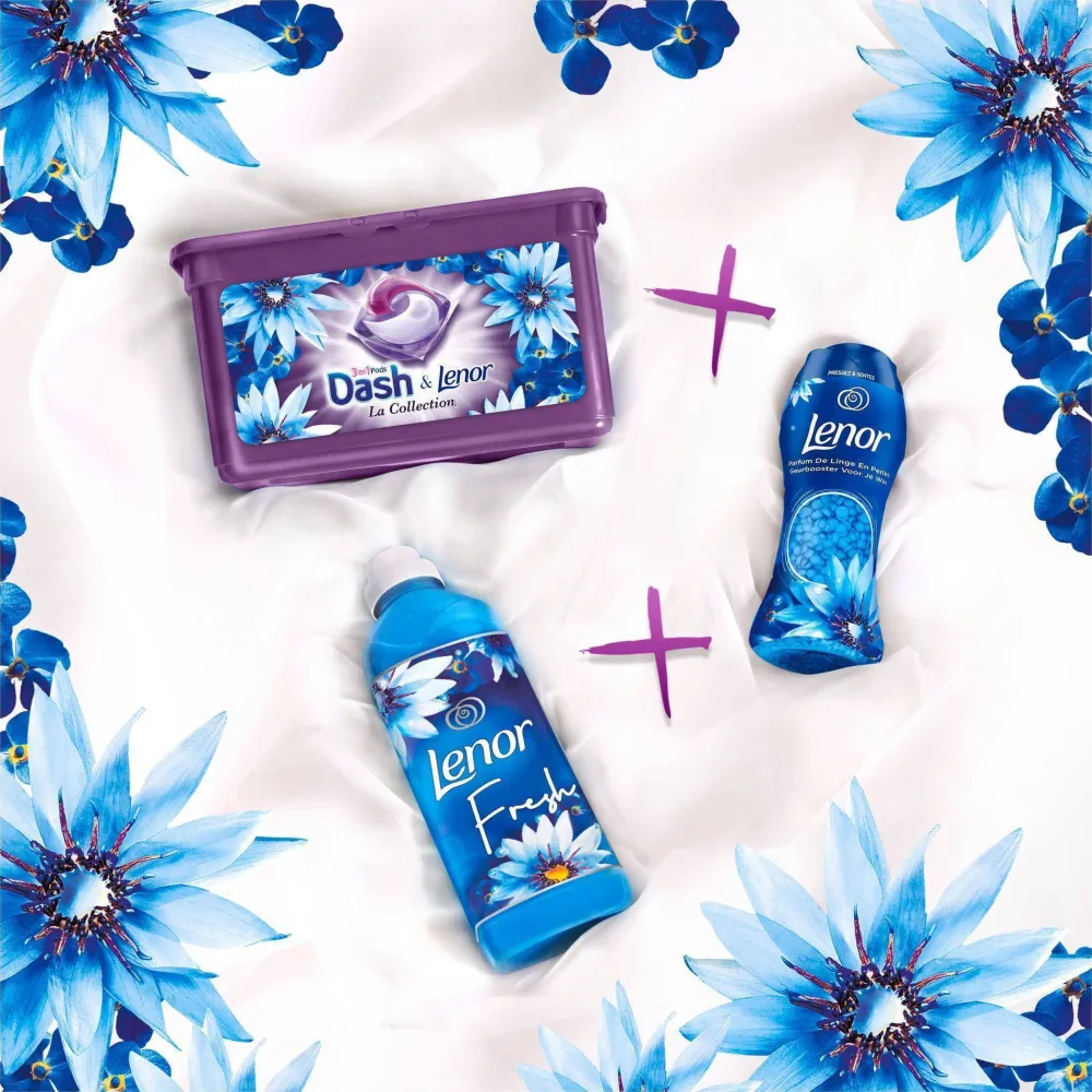 Sale Lenor Zeebries In-Wash Geurparels - 6 X 154 Gram - Voordeelverpakking