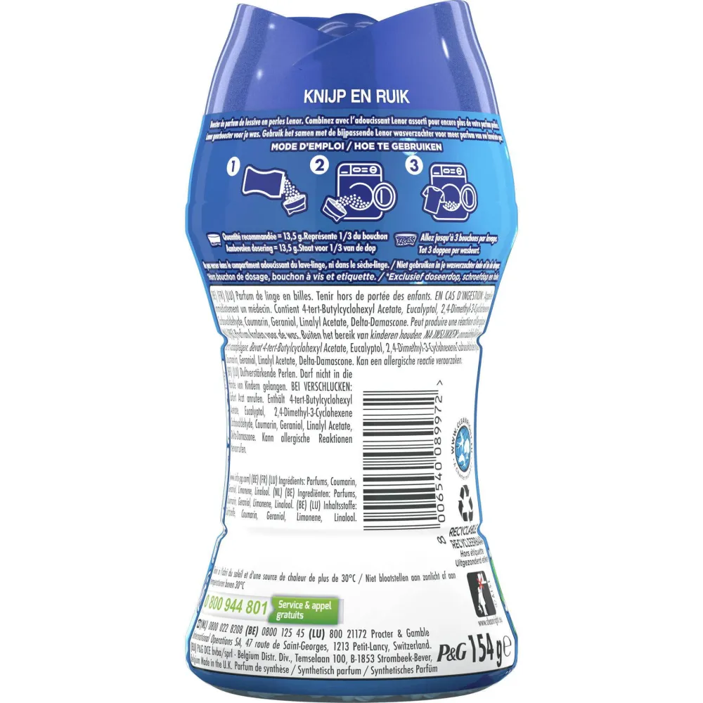 Sale Lenor Zeebries In-Wash Geurparels - 6 X 154 Gram - Voordeelverpakking